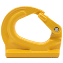 Heavy-Duty 3-Ton Weld-On Forged Anchor Hooks with Safety Latch - G80 Construction-6