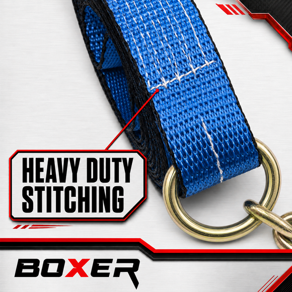 2" x 15' Auto Transport Strap with Towing Chain G70 5/16"