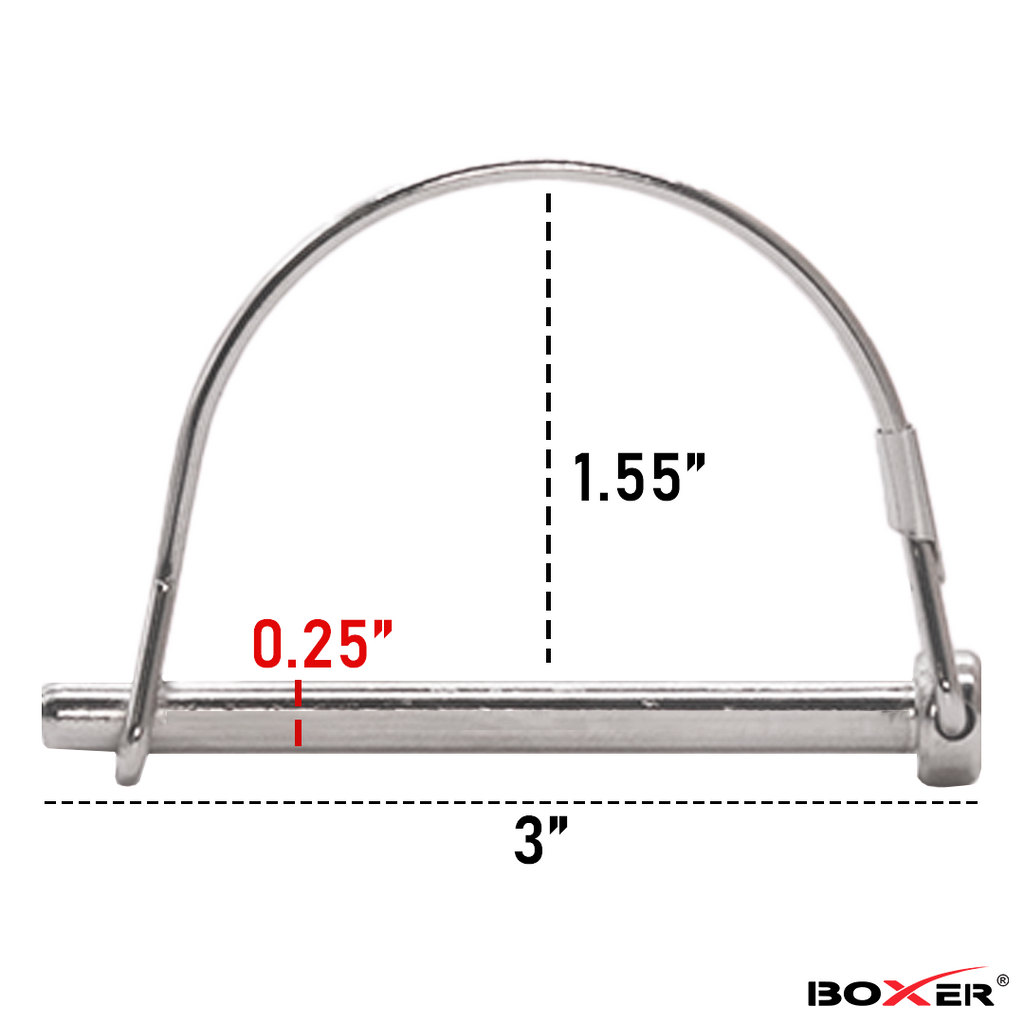1/4" x 3" Round Tent Canopy Pin