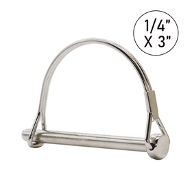 1/4" x 3" Round Tent Canopy Pin