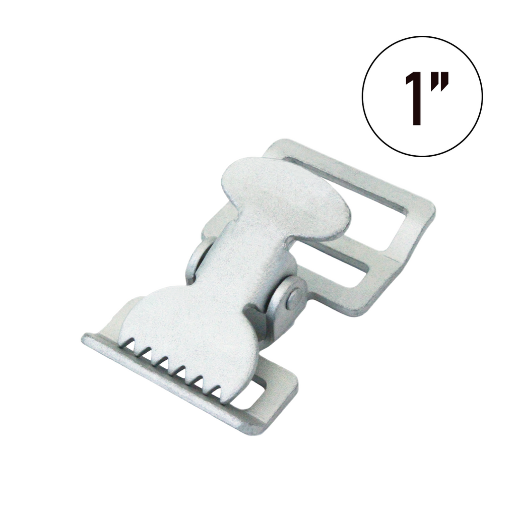 Sand Finish 1" Alligator Buckles: Secure Versatility for All-Purpose Tie-Downs