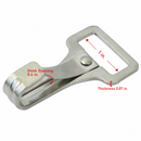 Premium Wall Snap Hook: Nickel-Plated Reliability for Secure Tent Tie-Downs-2