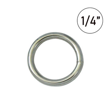 1/4" x 2" Ultimate Nickel-Plated Round Ring: Versatile Anchors for Any Tie-Down Application