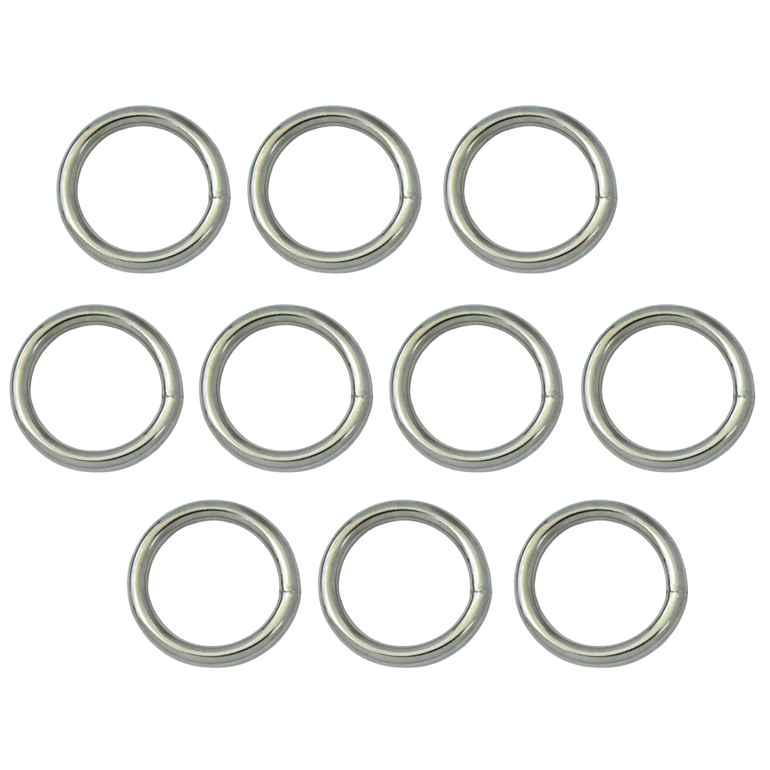 Ultimate 10-Pack Nickel-Plated O Rings: Versatile Anchors for Any Tie-Down Application