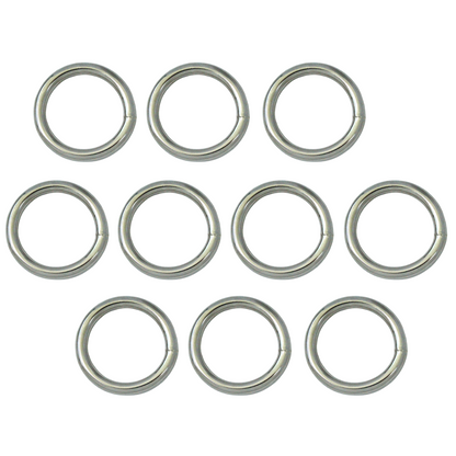 Ultimate 10-Pack Nickel-Plated O Rings: Versatile Anchors for Any Tie-Down Application