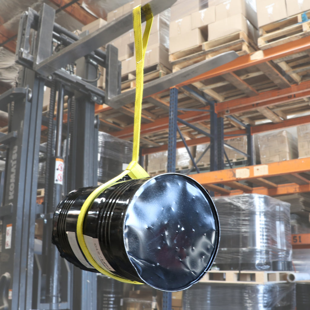 Heavy Duty 2" Lifting Sling with Reinforced Twisted Loop Eyes