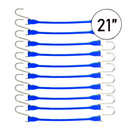 Boxer ColorCode Blue 21" Tarp Strap Set of 10: Organize with Ease, Secure with Confidence-1