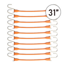 Boxer ColorCode Orange 31" Tarp Strap Set of 10: Organize with Ease, Secure with Confidence-1