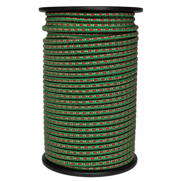 3/8" Bulk Bungee Cord Rope Roll – 250 Ft Elastic Shock Cord for Custom Elastic Tie-Downs