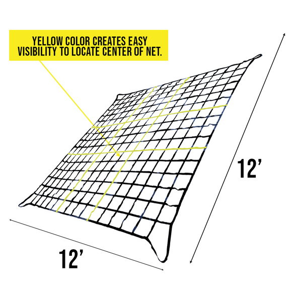 Boxer 12' x 12' Heavy-Duty Truck Bed Cargo Net