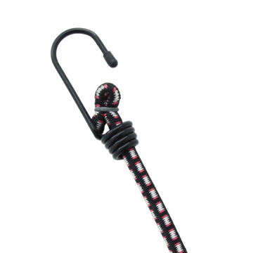 10-Piece 8mm Bungee Cord Set with Steel Core Hooks - 0