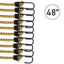 10-Piece 8mm Bungee Cord Set with Steel Core Hooks-3