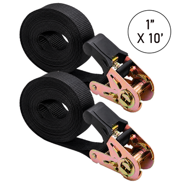 1” Rubber Handle Ratchet Endless Tie Down Straps - 1,500 lbs Break Strength – Available in 10’, 20’ & 30’ Lengths