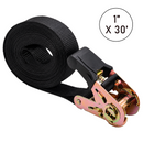 1” Rubber Handle Ratchet Endless Tie Down Straps - 1,500 lbs Break Strength – Available in 10’, 20’ & 30’ Lengths-7