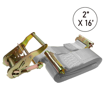 Boxer SecurePro 2" x 16' Logistic E Track Straps - 4400 lbs Load Capacity