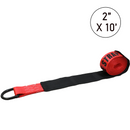 Heavy Duty Pro Lasso Strap with Black D Rings - Towing, Recovery, Tie-Down-1