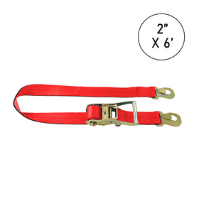 Buy red Boxer Tire Pro FlexGrip 2" x 6' Tire Holder with Flat Snap Hooks
