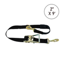Boxer TirePro Premium 2" x 9' Combination Tie-Back Strap Tire Holder with Twist Snap Hooks-5