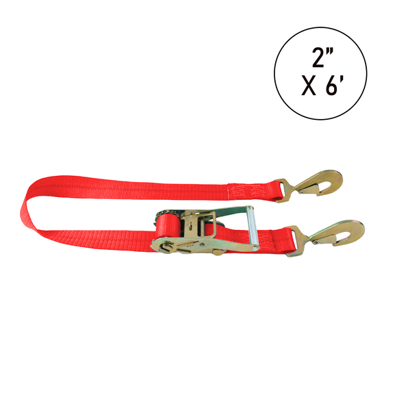Boxer Tire Pro FlexGrip 2" x 6' Tire Holder with Twist Snap Hooks