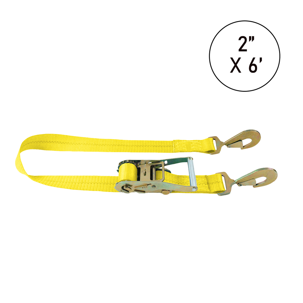 Boxer Tire Pro FlexGrip 2" x 6' Tire Holder with Twist Snap Hooks