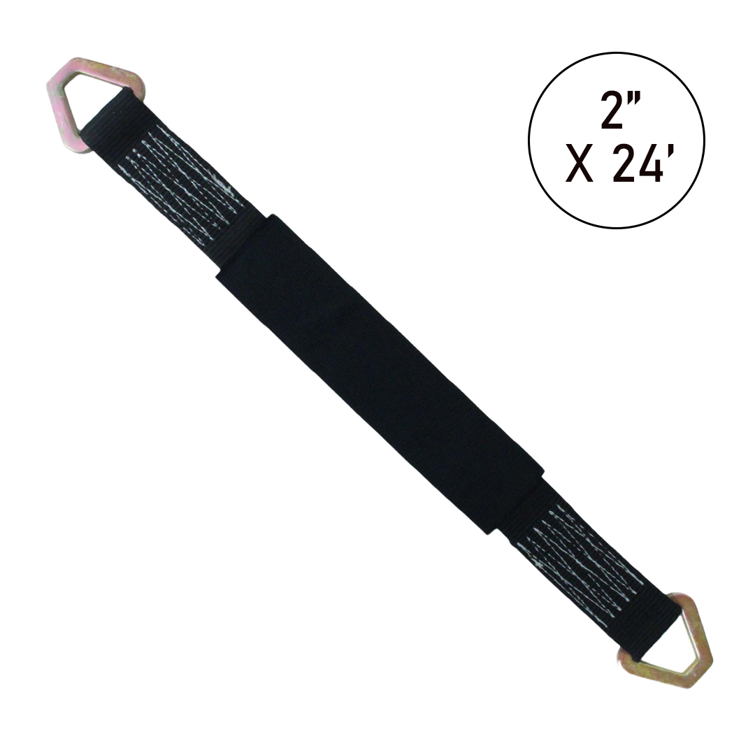 ProAxle Straps Set of 4: Precision-Length Axle Straps in Vibrant Colors (24" and 36")