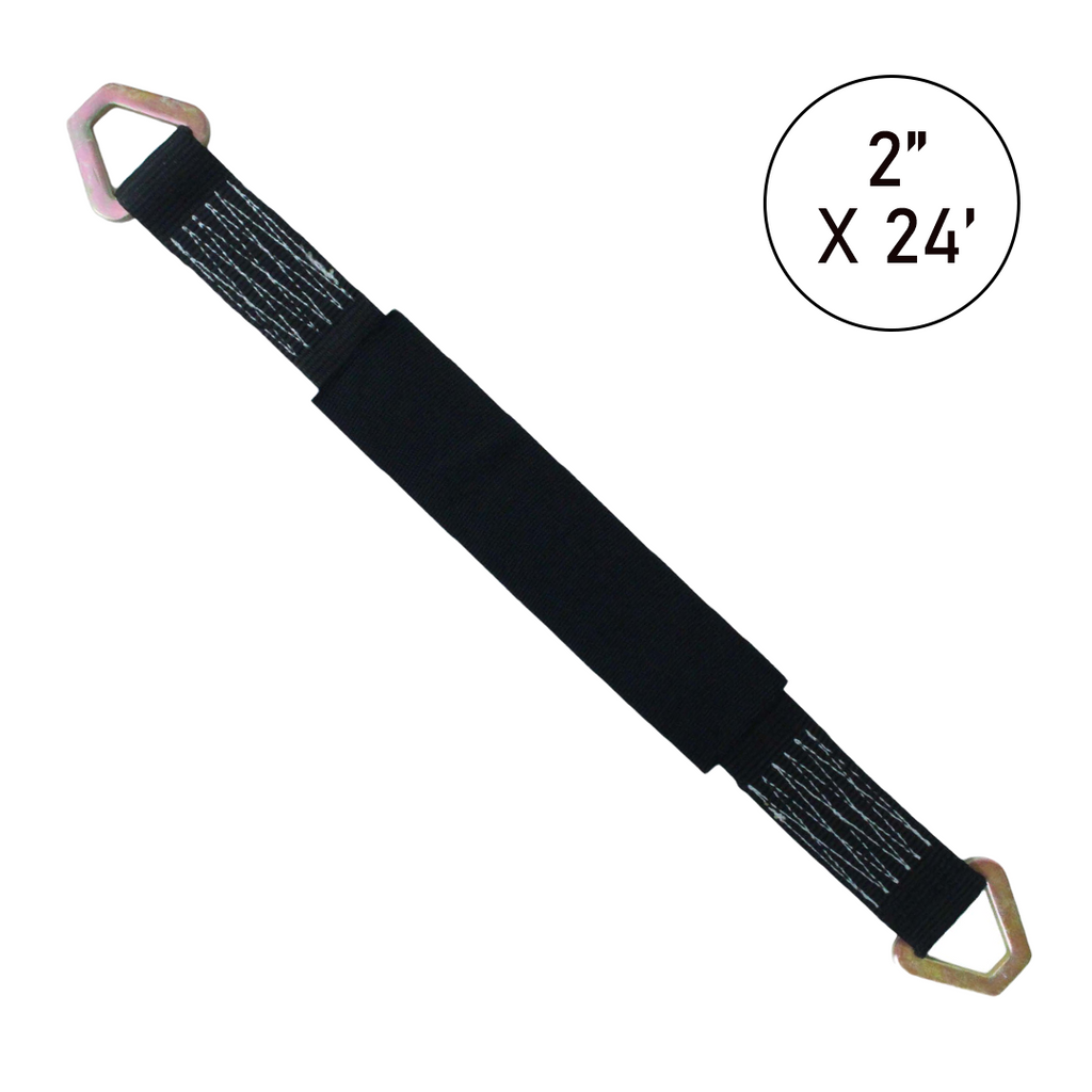 ProAxle Straps Set of 4: Precision-Length 24" Axle Straps in Vibrant Colors