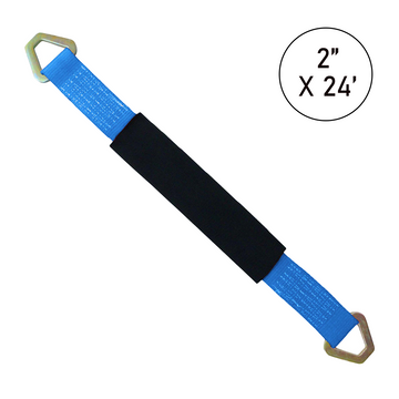 Buy blue ProAxle Straps Set of 4: Precision-Length 24" Axle Straps in Vibrant Colors