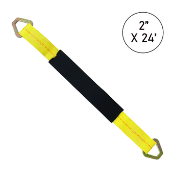 Buy yellow ProAxle Straps Set of 4: Precision-Length 24" Axle Straps in Vibrant Colors