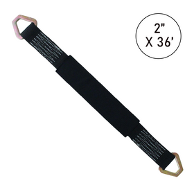 Buy black ProAxle Straps Set of 4: Precision-Length 36" Axle Straps in Vibrant Colors