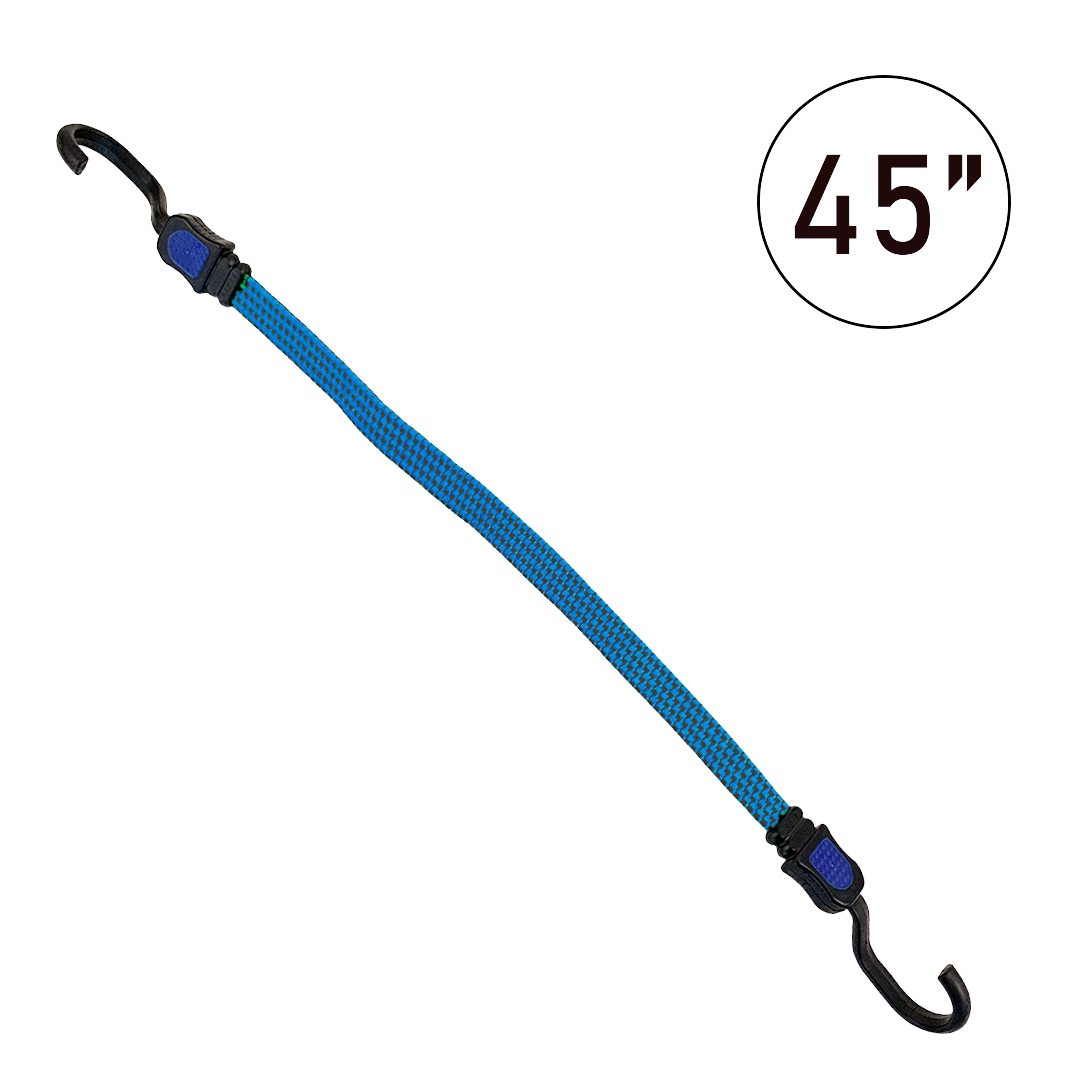 Flat Bungee Cord with Steel Core Hooks