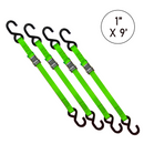 Boxer 1" x 9' Cam Buckle Tie Down with S Hooks - 1500lbs Break Strength, Vibrant Colors Options, California Crafted Confidence-8