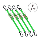 Boxer 1" x 9' Ratchet Tie Down with S Hooks - 3000lb Break Strength, Vibrant Colors Options, California Crafted Confidence-10