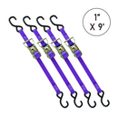 Boxer 1" x 9' Ratchet Tie Down with S Hooks - 3000lb Break Strength, Vibrant Colors Options, California Crafted Confidence-11