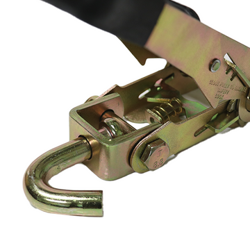 DuoForce Pro 2" Ratchet Buckle: Precision Performance with Ergonomic Comfort, 10,000 lbs Strength, Swivel J Hook, and Double Locking - 0