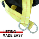 Compact Lifting Tool Bag for Heavy Duty Jobs - 14" x 14" x 17"-4