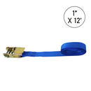 Boxer ProSecure 1" x 12' Endless Ratchet Tie Down Strap - 1500 lbs Breaking Strength, Dynamic Blue-1