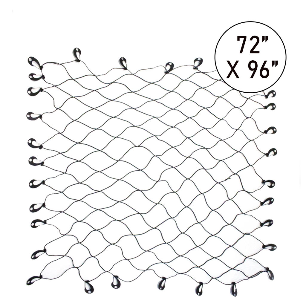 Boxer MegaFlex Cargo Net: 6' x 8' with 32 Adjustable Hooks