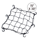Boxer GearFlex 15" x 30" Cargo Net: Durable Bungee Elasticity with 6 Movable Hooks-1