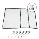 Boxer FlexFit Truck Bed Cargo Net: Secure 78" x 55" Adjustable Solution-1