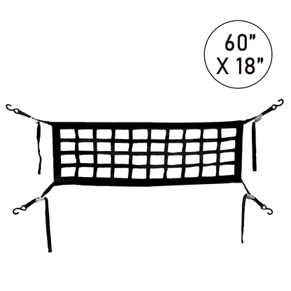 Boxer CargoGuard Tailgate Net: Durable 60" x 18" Cargo Solution with 1500lbs Capacity