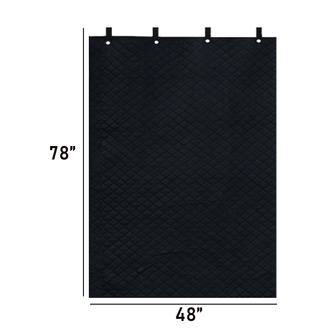 BoxerTool Studio Sound Haven: 78" x 48" Insulated Blanket with Grommets & Loops - Perfect for Doors, Windows, and Beyond!
