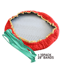 Complete Moving Protection Bundle: Red Table Blanket Cover with Bonus Moving Bands-1