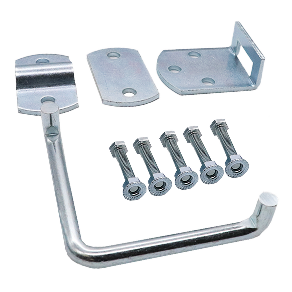 Complete Truck Straight Gate Latch Kit with Bolts and Nuts: Easy Install, Secure Hold