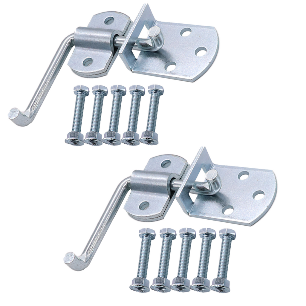 Complete Truck Straight Gate Latch Kit with Bolts and Nuts: Easy Install, Secure Hold