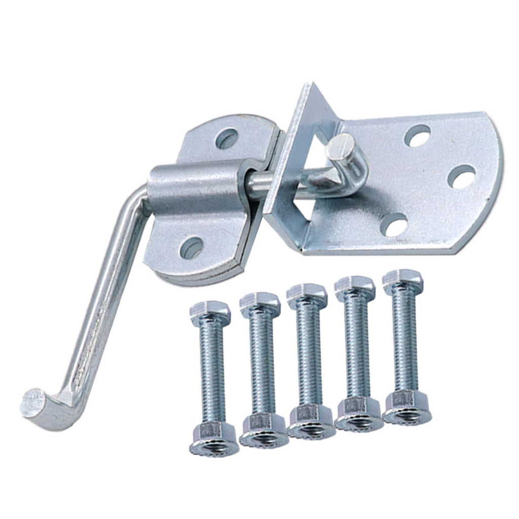 Complete Truck Straight Gate Latch Kit with Bolts and Nuts: Easy Install, Secure Hold