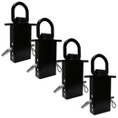 Heavy-Duty 1/2" D-Ring Stake Pocket Tie Down Anchor - Set of 4-1