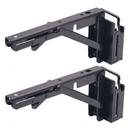 Foldable E-Track Shelf Bracket Kit (Set of 2) – Heavy-Duty, 110 lb Capacity, Space-Saving Storage Solution for Trailers, Garages & Workbenches-1