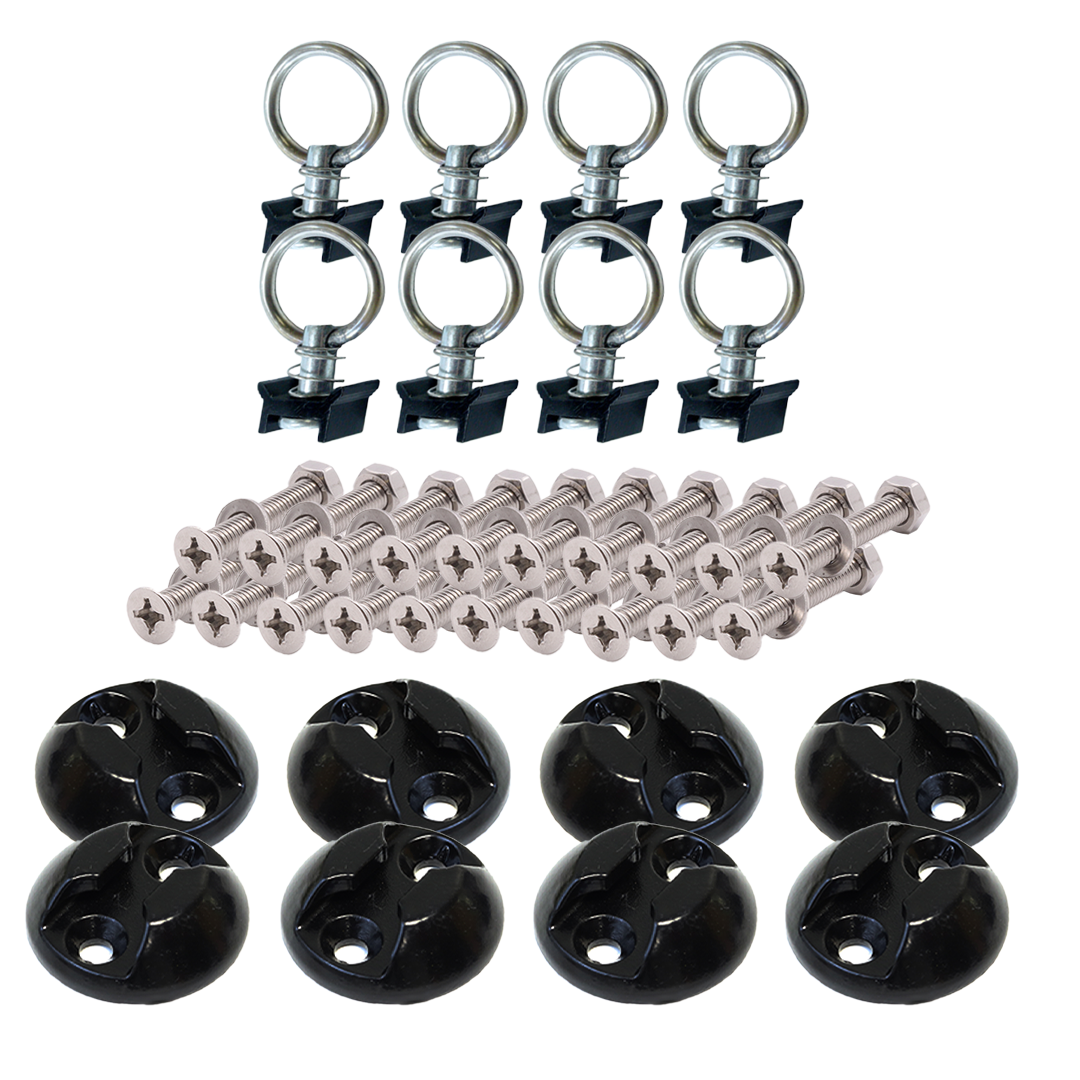 2" Round Anchor Point Tie Down Kit