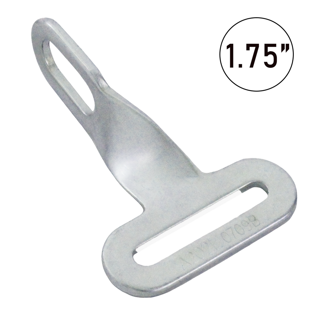 1.75" Long Racing Harness Center Strap - Improved Fit, Mobility & Strength (Twist-Compatible)