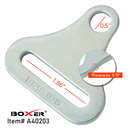 1.75" Triangular Bolt Plate, Zinc-Plated-4